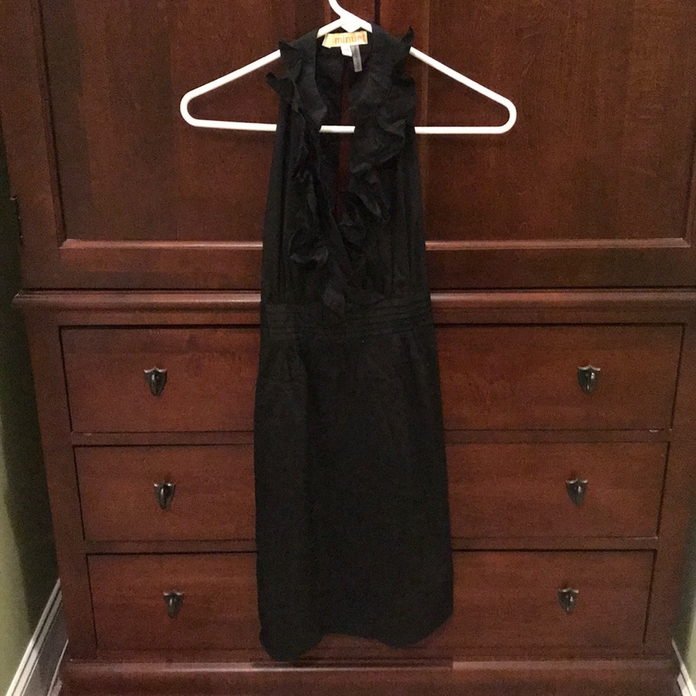 Sleeveless black sundress